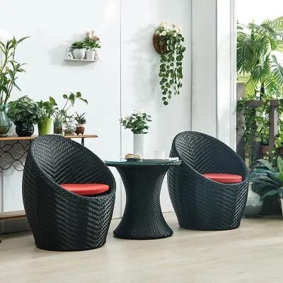 Safe Place Fashion Rattan Chair Set Wricker Furnirue Garden Chair Set