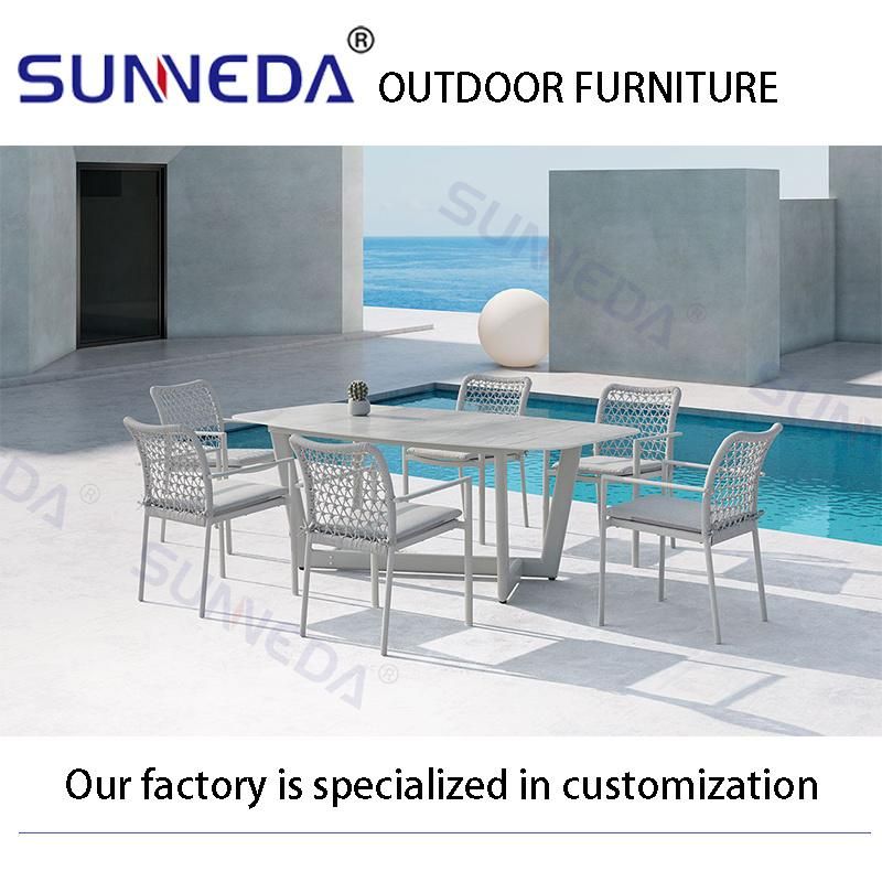 colorful PE Wicker Plastic Wicker Metal Frame Simple Chairs
