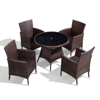 Outside Patio Garden PE Rattan Aluminum Frame or Iron Frame Furniture