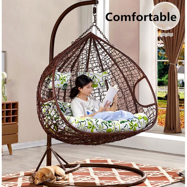 Hot Selling Patio Rattan Handmade Wicker Leisure Hanging Swing Chair
