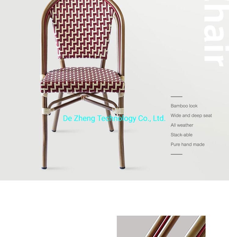 Outdoor Woven Wicker Garden Restaurant Cafe Rattan Bar Furniture