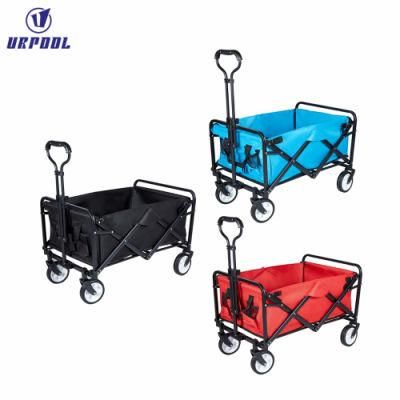 Outdoor Garden Multipurpose Collapsible Foldable Utility Beach Trolley Cart Camping Folding Wagon