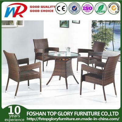 Outdoor Rattan Dining Set Patio Chair Garden Table Garden Furniture (TG-1061)