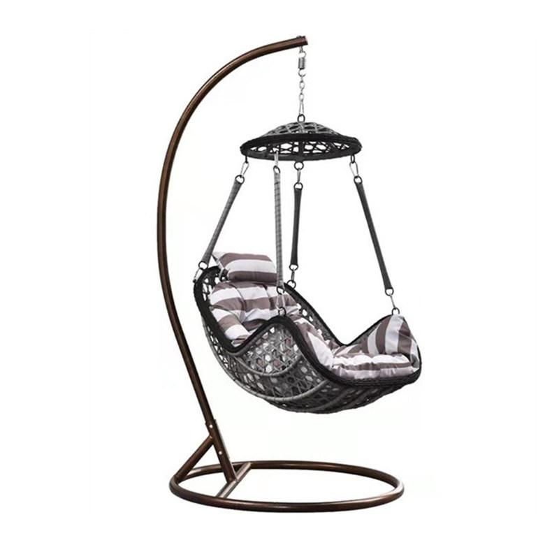 Wholesale Newest Style Home Outdoor Rattan Wicker Hanging Swing Chair