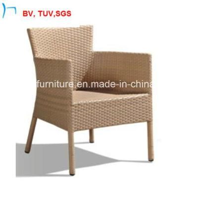 Outdoor PE Rattan Chair Stacking Arm Chair (C-2009)