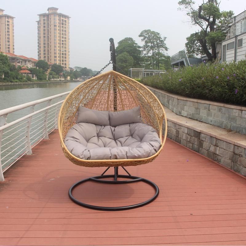 China Factory Lounger Cradle Rattan Comfortable Patio Balcony Swing Chair