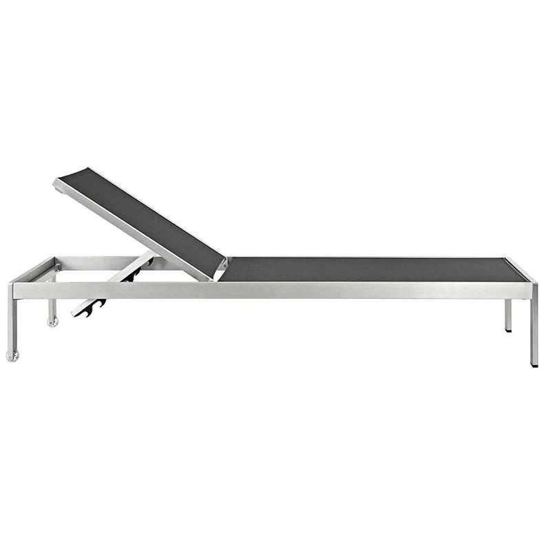 Modern Outdoor Aluminum Reclining Beach Sun Lounger Chair