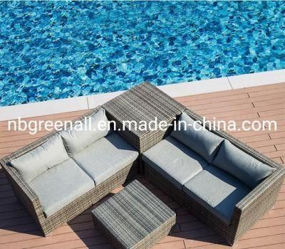 4PCS Rattan Home Outdoor Wicker Garden Patio Chinese Factory Sofa Set Furniture