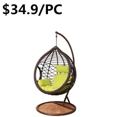 Modern Swing Outdoor Wicker Garden PE Egg Patio Rattan Chair