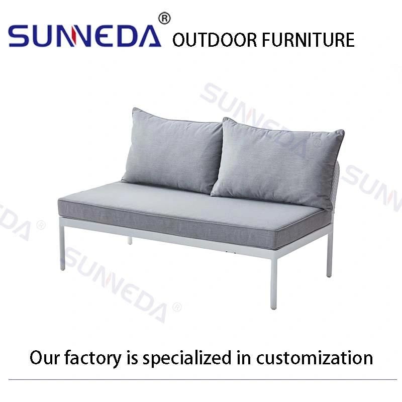 Hollow Carved Design Morden Outdoor Garden Furniture Creativity Woven Sofa Set