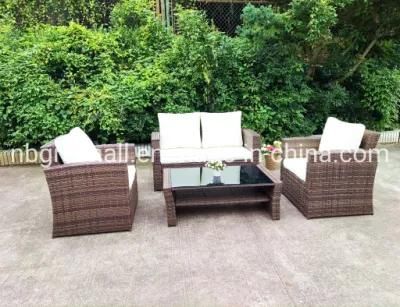 4 PCS Kd Style Rattan Outdoor Garden Patio Home Sofa Set Furniture
