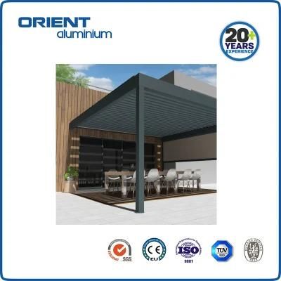 Aluminum Gazebo with Waterproof Louver Roof