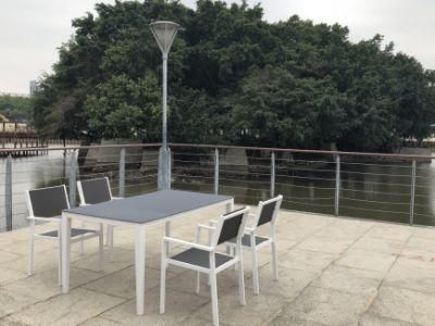 European Hotel Square Outdoor Table for 8 Balcony Dining Set