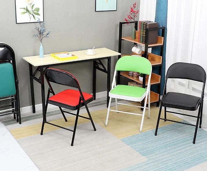 Design Garden Camping Fishing Portable Metal Leather Outdoor Folding Chair