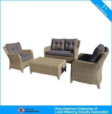 C- Wholesale Wicker Furniture Brown Garden Sofa