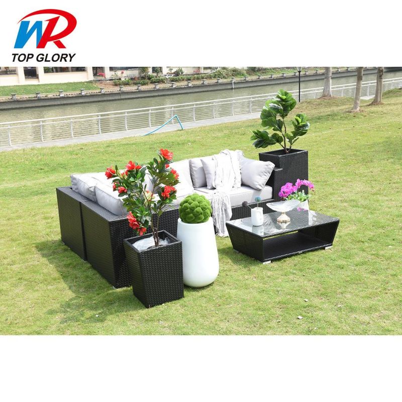 Modern Outdoor Exterior Patio Garden Home Hotel Villa Restaurant Leisure Corner Sofa Lounge Furniture