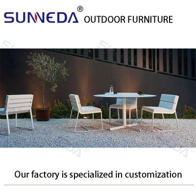 Good Quality Patio Leisure Waterproof Woven Rope Chair Aluminum Table Dining Sets Outdoor Garden Furniture