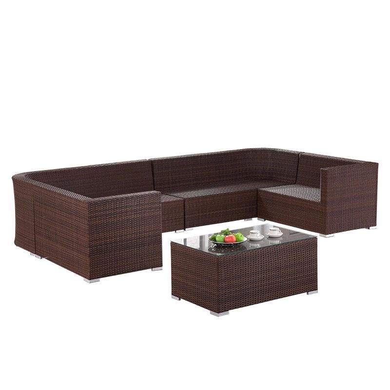 Foshan Factory Direct Modern Leisure Rattan Outdoor Garden Furniture Sofa