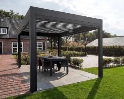 Motorized Free Standing Waterproof Modern Aluminum Gazebo