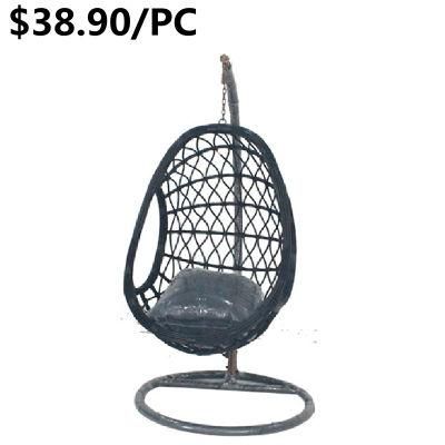 Wholesale Comfortable Leisure Home Minitype Garden Hanging Rattan Swing Chair