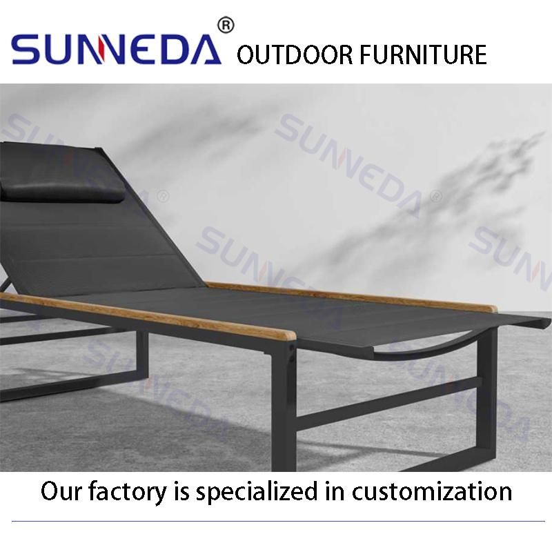 High Quality Hotsales Outdoor Furniture Sun Lounger Lying Bed Outdoor Garden Chair