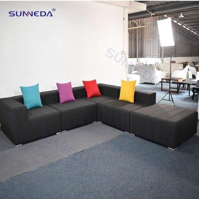 High Standard Villa Living Room L Shape Corner Sofa