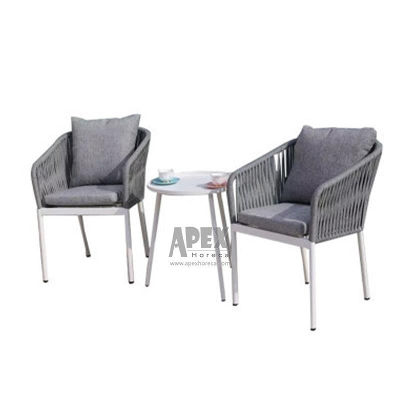 High Quality Garden Dining Table Chairs Rope Furniture Sets