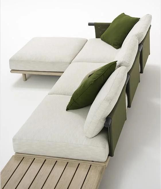 Modern Style Wooden Garden Outdoor Patio Outdoor Wooden Furniture Sofa Set