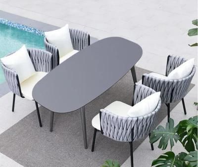 Hotel Pool Modern Furniture Outdoor Custom Plastic Wood/Marble Steel Table