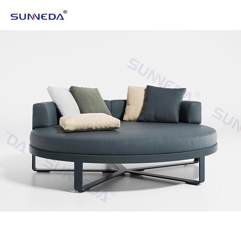 Leisure Comfortable Aluminum Frame Poolside Modern Patio Garden Sofa Bed Outdoor Daybed