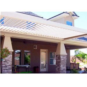 Bioclimated Motorized Aluminum Louver Roof with Adjustable Multi-Track Design
