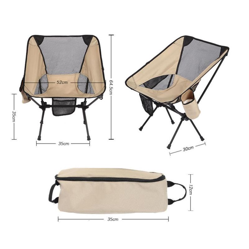Ultralight Folding Camping Chair Portable Fishing, Beach, Hiking, Hunting, Outdoor, Camping Chair Wyz19076