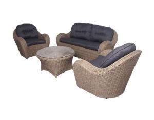 Garden Rattan Wicker Luxury Modern Conversation Sofa Set