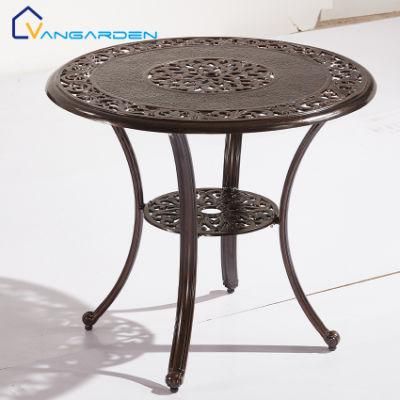 Cast Aluminum Outdoor Furniture Table Set Garden Dining for Patio