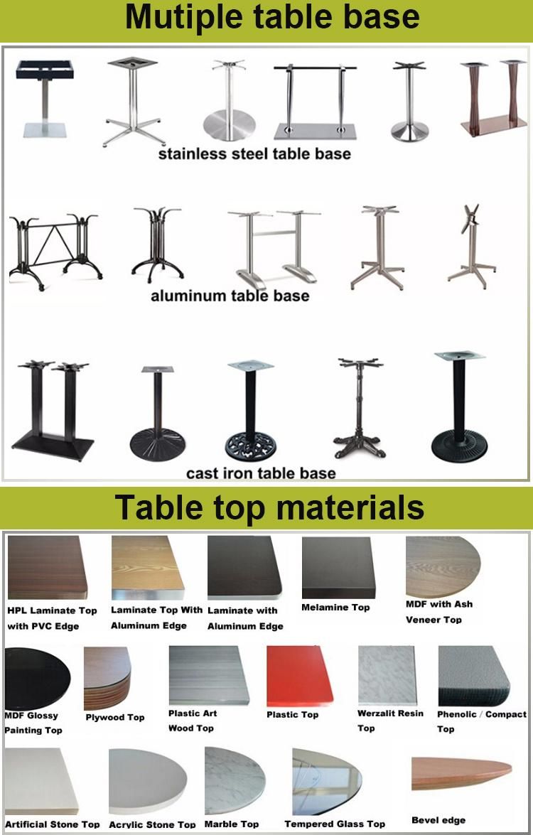 Modern Exterior Furniture Wholesale Metal Table Legs Coffee Table Bar Table