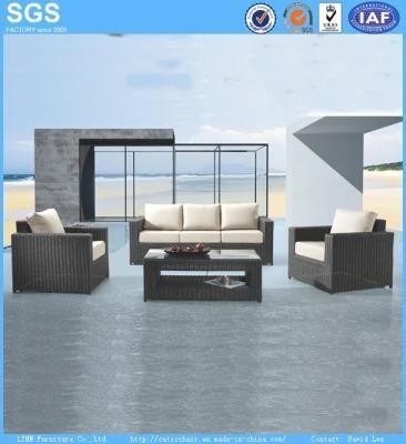 Outdoor Patio Furniture Circle Wicker Synthetic Rattan Sofa