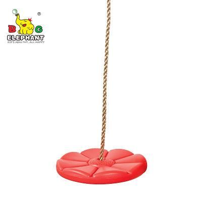 Plastic Round Disc Flower Tree Rope Swing for Kids