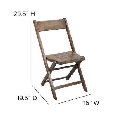 Slatted Wood Folding Special Event Chair