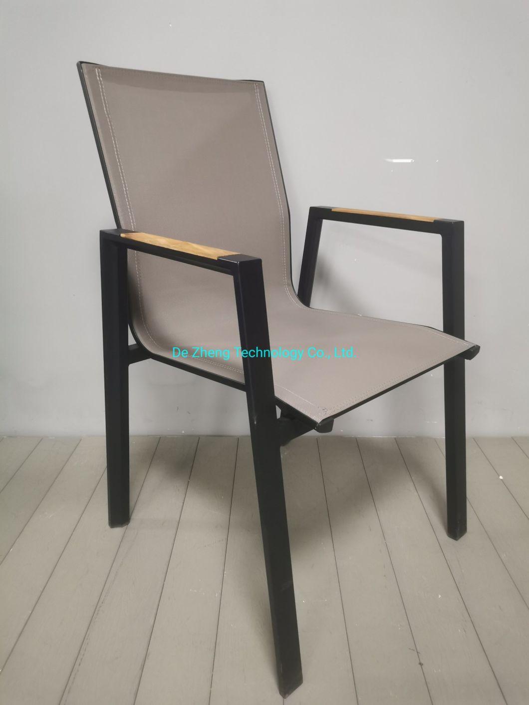Quickly Delivery Hotel Bistro Dining Rattan Outdoor Furniture Set with Quick Dry Textylene Mesh