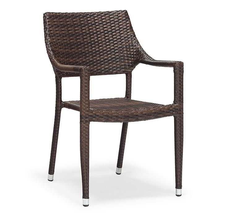 Plastic Rattan Chair Outdoor Wicker Furniture Garden Dining