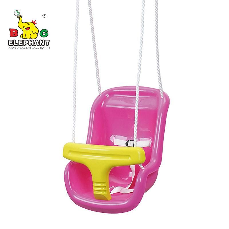 Plastic Modern Plastic Kids Swing Chair with Detachable Baffle