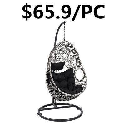 Leisure Outdoor Balcony Garden Hotel Hanging Rattan Wicker Swing Chair