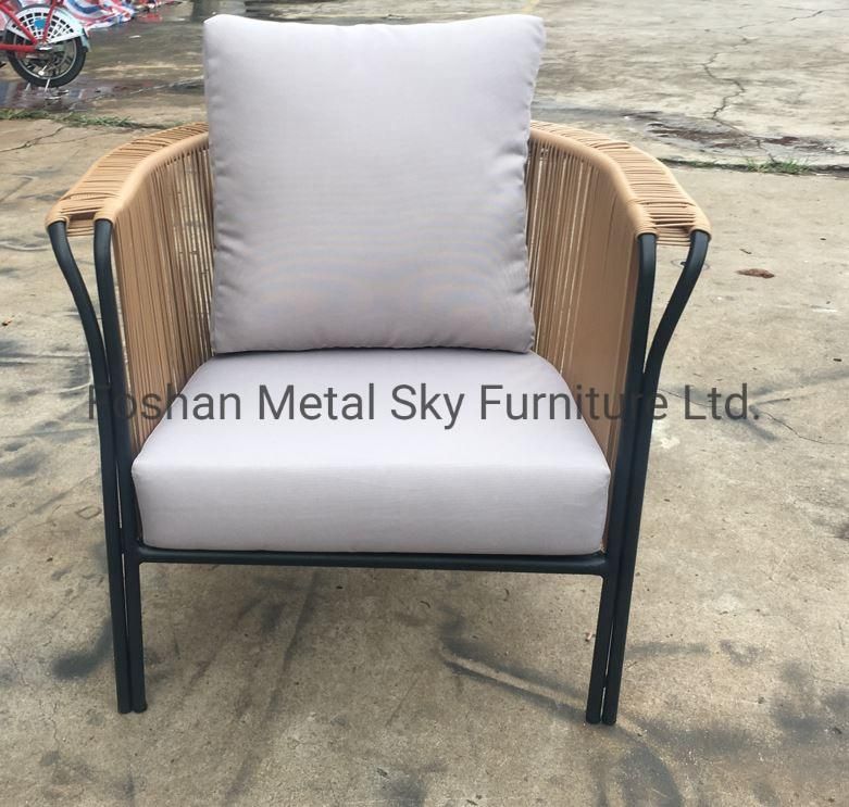 Outdoor Hotel Restaurant Villa Patio Garden Wicker Rattan Aluminum Sofa