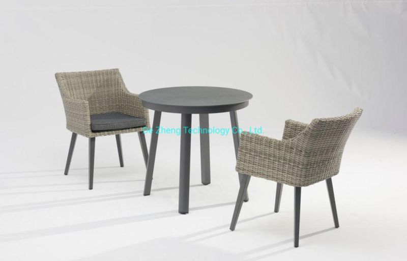 Hote Modern Aluminium Table Foshan Factory New Design Rope Chair Outdoor Leisure Garden Outdoor Furniture Set