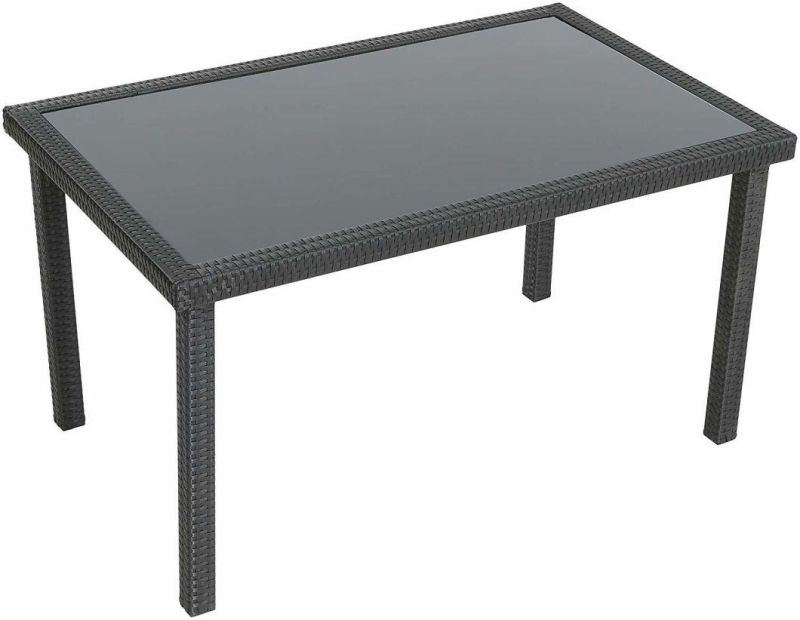 Rattan Chair and Coffee Table Casual Outdoor Furniture Balcony Garden Rattan Table and Chairs