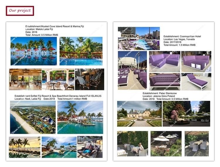 Good Service Customized Metal OEM Foshan Hotel Furniture Hanging Swing Hammock Chair Hc-001