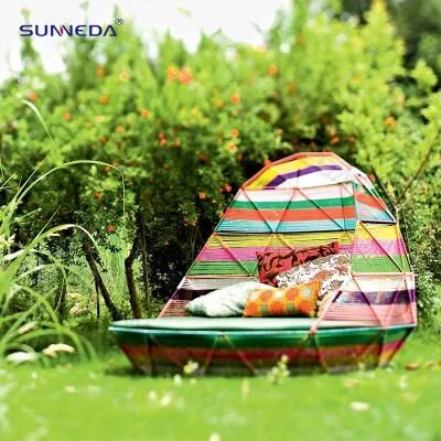 Modern Colorful Daybed Courtyard Outdoor Leisure Lounge