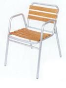 Aluminium Wood Chair (TA-70607)