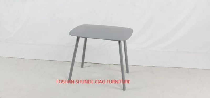Outdoor Garden Furniture Simple Style Aluminum Powder Coating Coffee Table