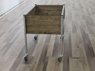 Wooden Grained Color Aluminum Planter Box Used for Garden